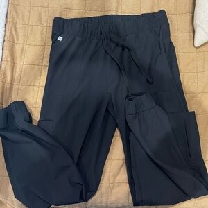 Size Large black women’s jogger scrub pants